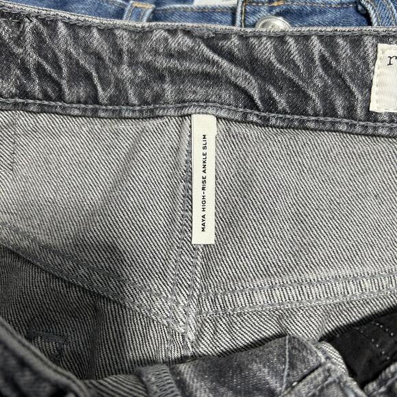 Rag & Bone Jeans Womens 30 Maya High-Rise Ankle Slim Callie Denim Pants - Picture 4 of 12